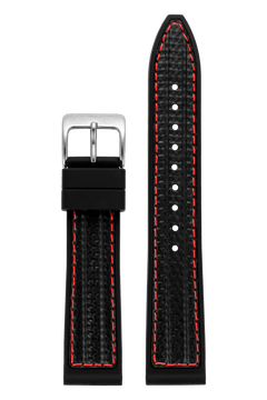 Black Fire Hose Strap